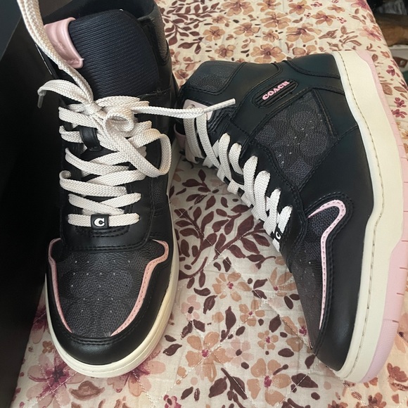 Coach high top sneakers. Size 7.5 - Picture 1 of 2